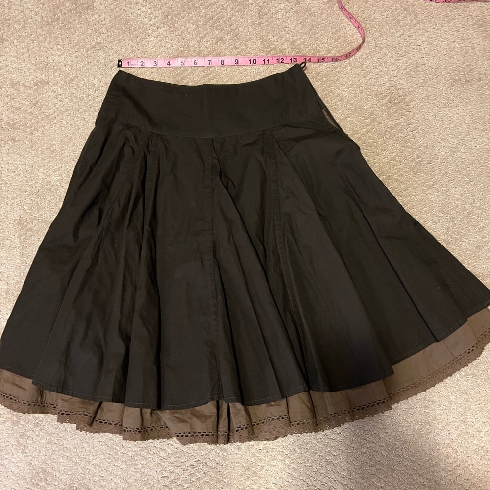 Esprit mocha skirt